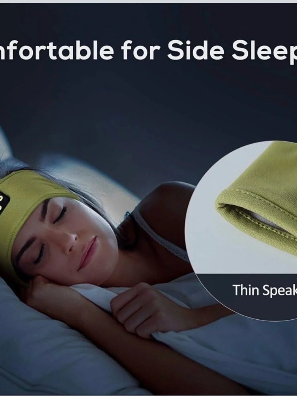 This Fulext sleep headband includes integrated Bluetooth speakers